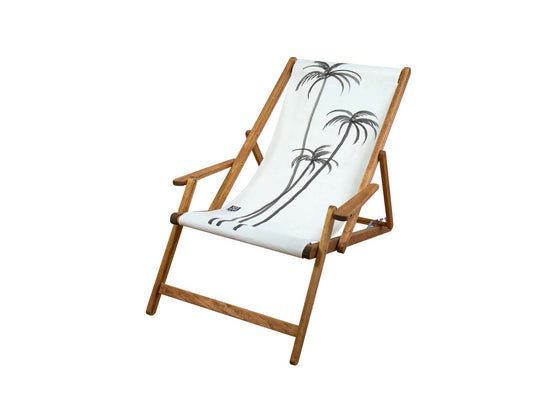 Transat en chêne "Palmiers"