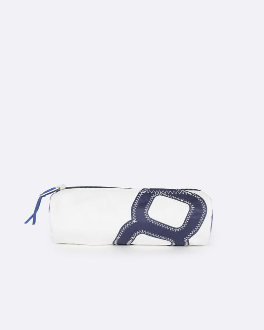 Trousse à crayons Skol · Cuir bleu électrique
