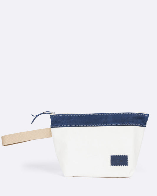 Trousse de toilette "Les Grands Classiques" · Cuir bleu marine